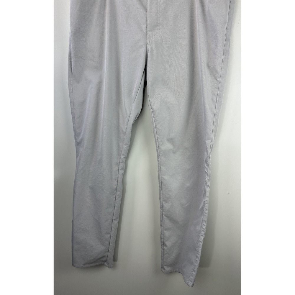 Peter Millar Pants Mens 38 x 32 Gray EB66 Performance 5 Pocket Golf *Flawed - Picture 4 of 11